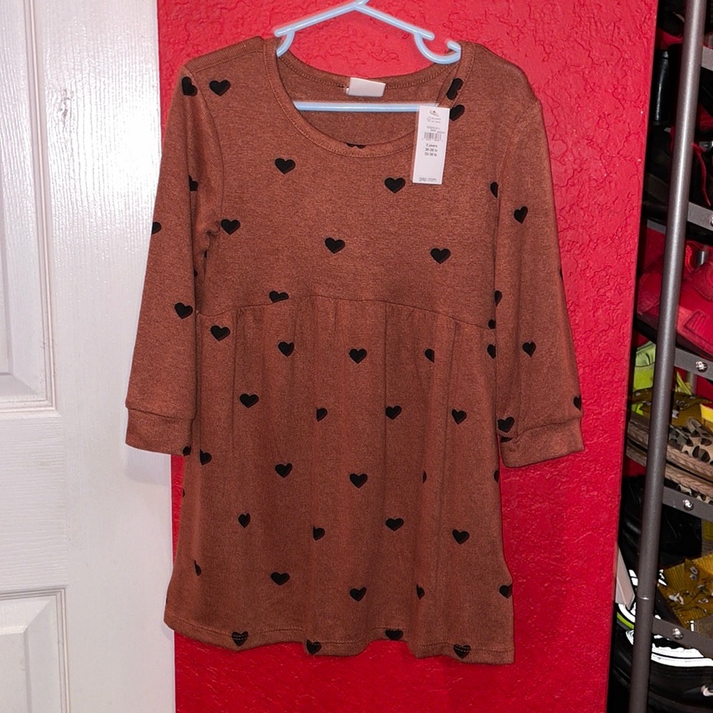 Gap toddler long sleeve knit dress